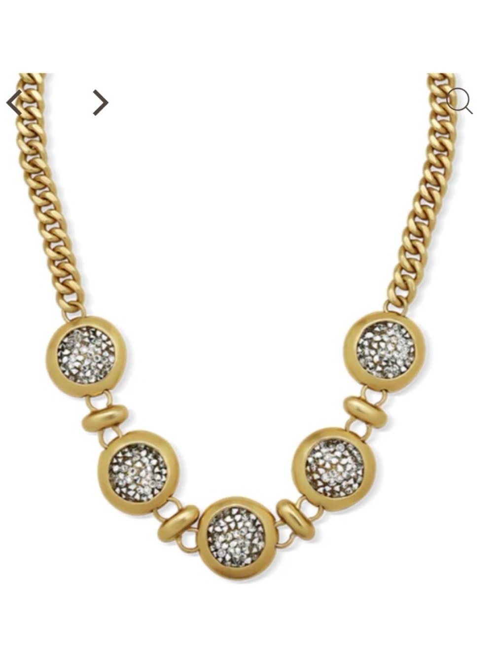 Waxing Poetic Kristal Multi Dome Cascade Necklace